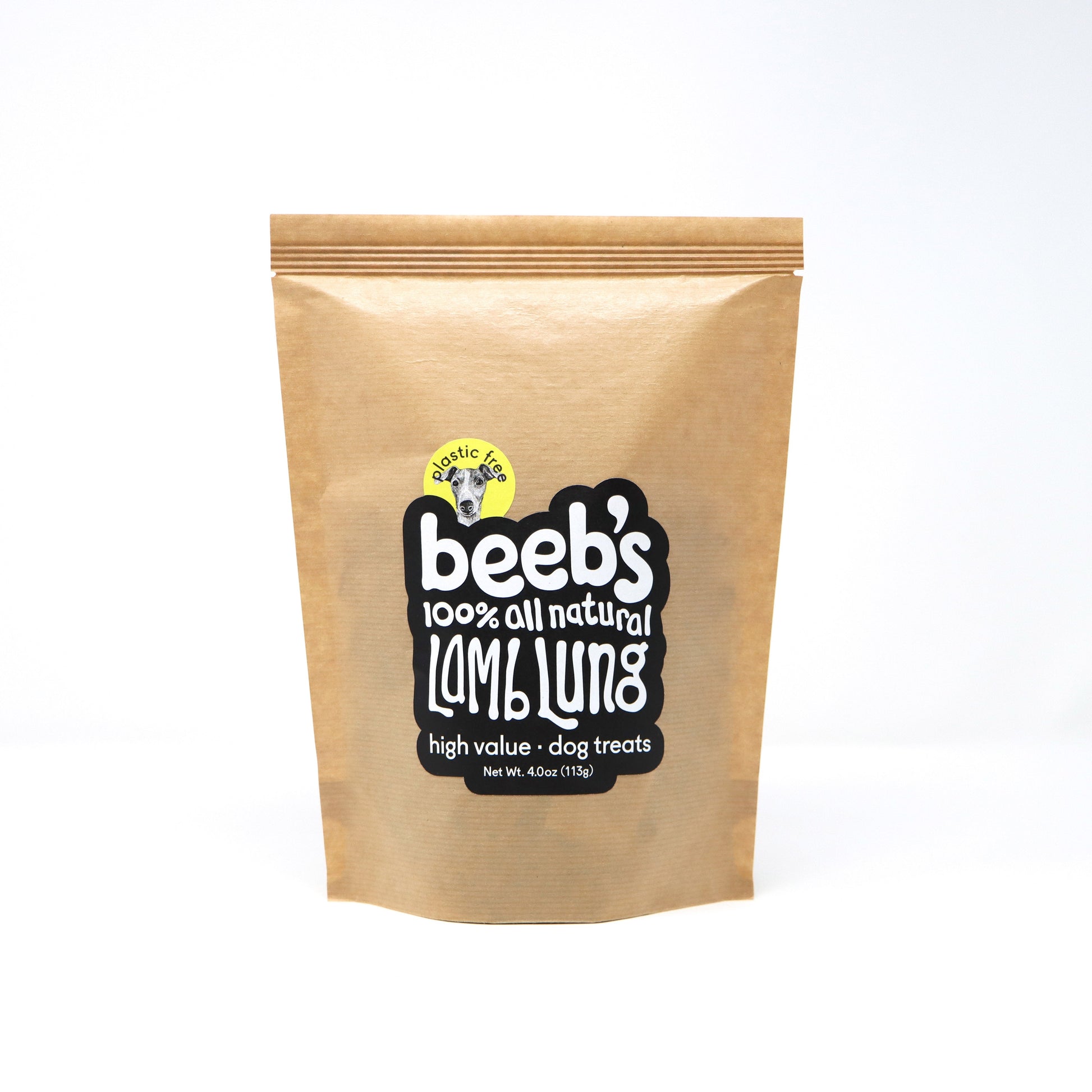 Large bag filled with higest quality lamb lung dog treats